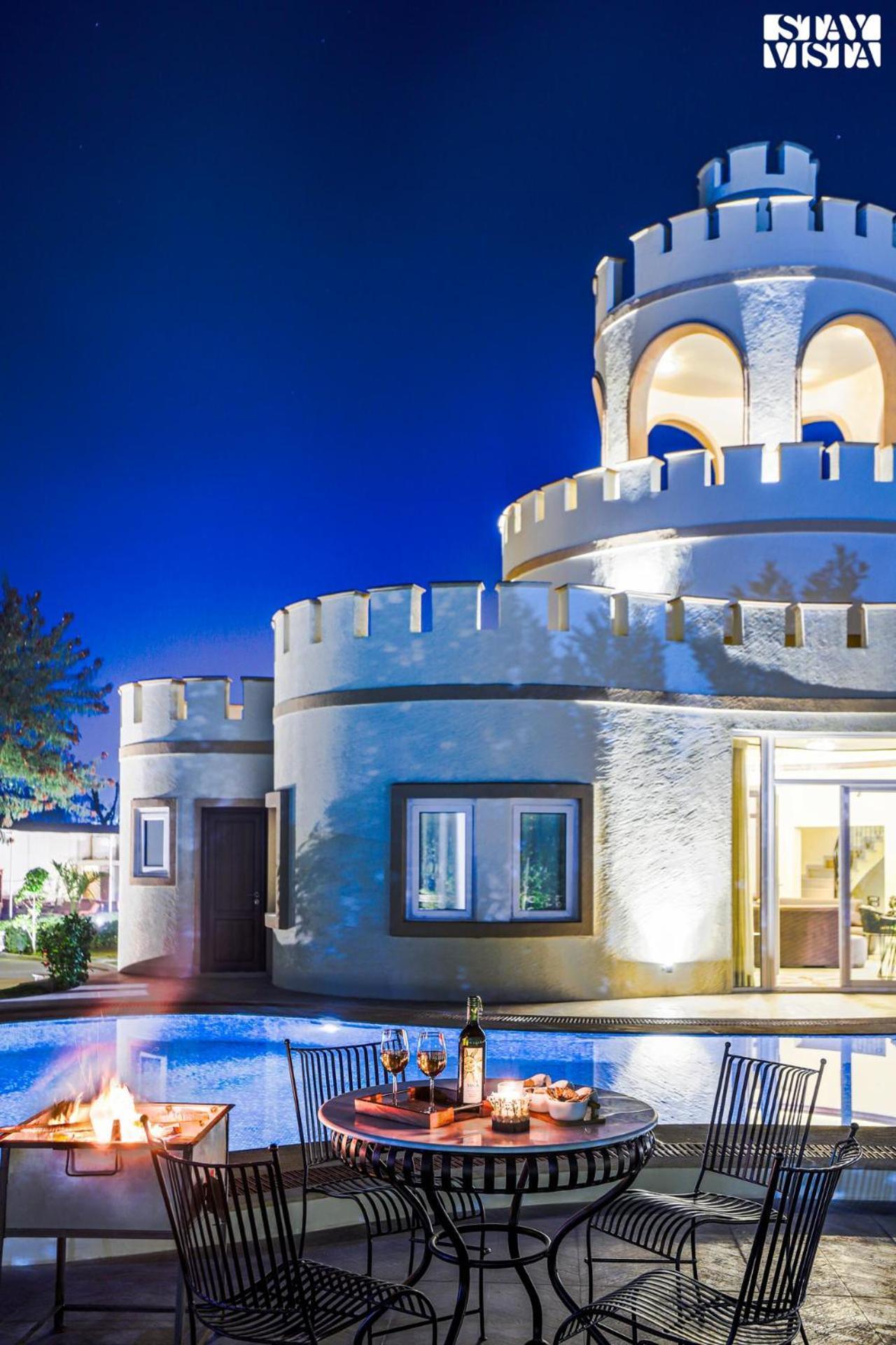 Stayvista'S Mystic Castle With Terrace, Swimming Pool, Lawn With Gazebo Jaipur Eksteriør bilde