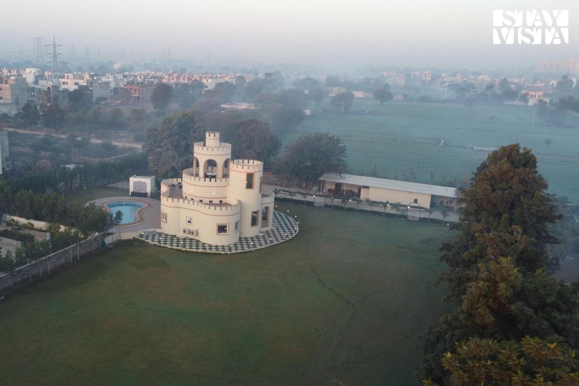 Stayvista'S Mystic Castle With Terrace, Swimming Pool, Lawn With Gazebo Jaipur Eksteriør bilde